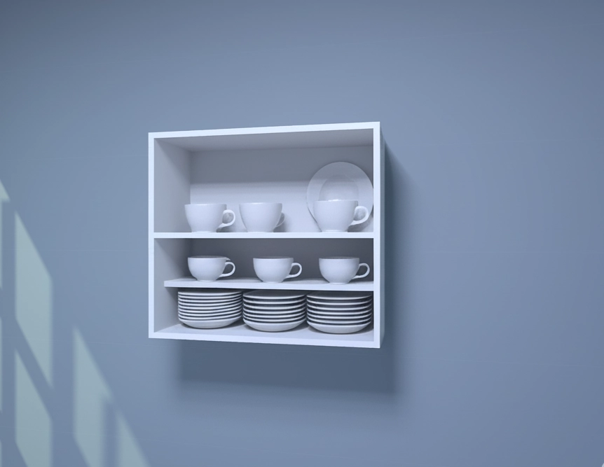 Mutfak Üst Dolap Kalkar Kapak ANTRASİT