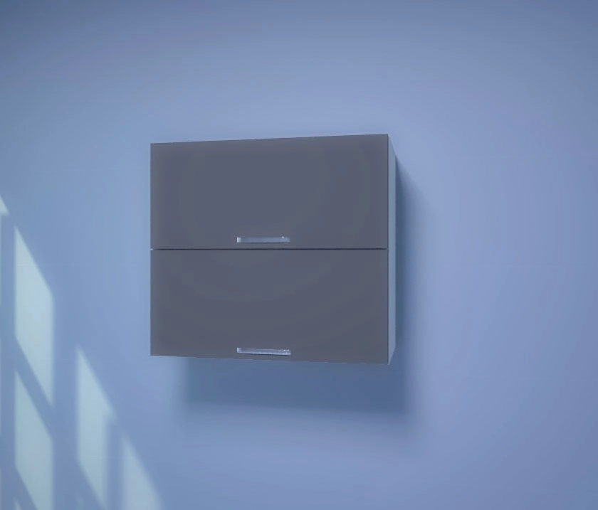 Mutfak Üst Dolap Kalkar Kapak ANTRASİT