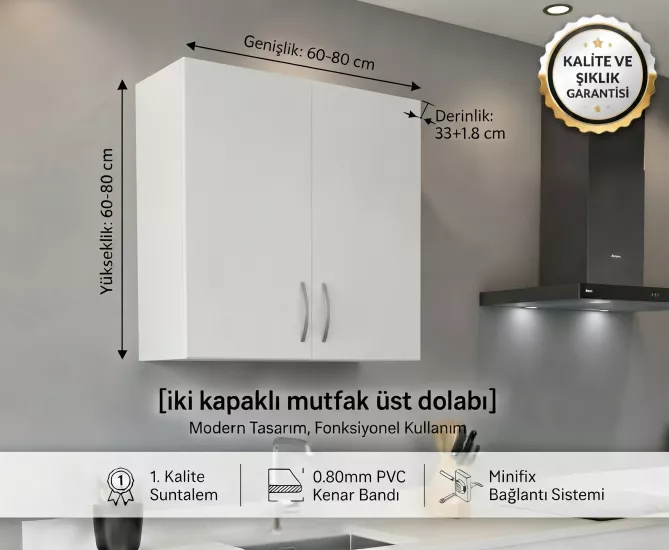Modern Mutfak Üst Dolap
