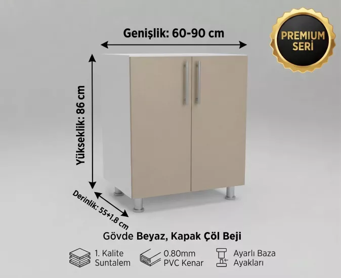 Mutfak modül Alt Dolabı trend renkler