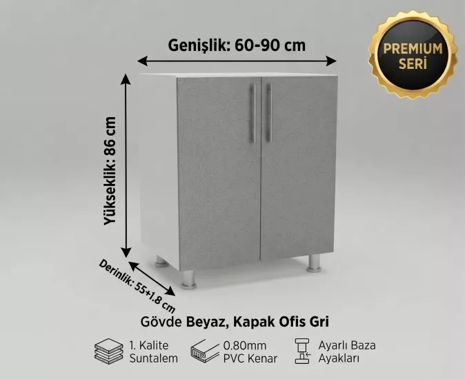 Mutfak modül Alt Dolabı trend renkler