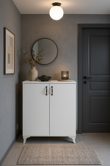 Ayakkabılık değişik ölçülerde